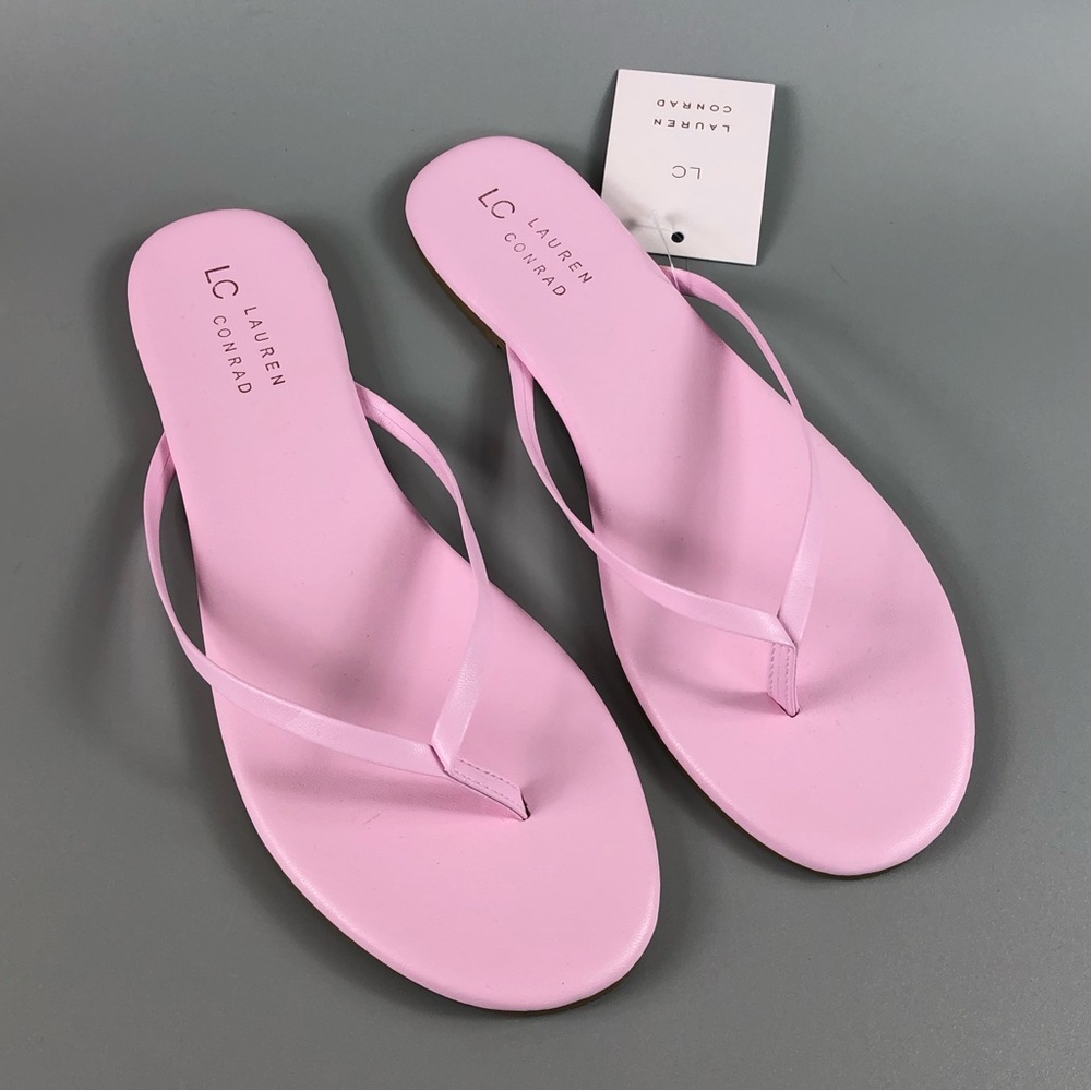 LC Lauren Conrad Honey 2 Light Pink Women's Flip Flop Sandals